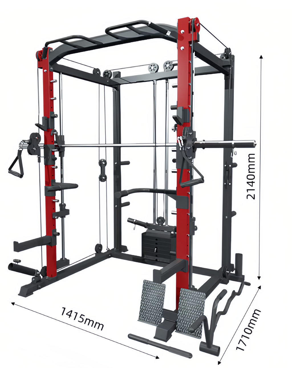Multifunctional Power Rack Cage Giàn tạ đa năng