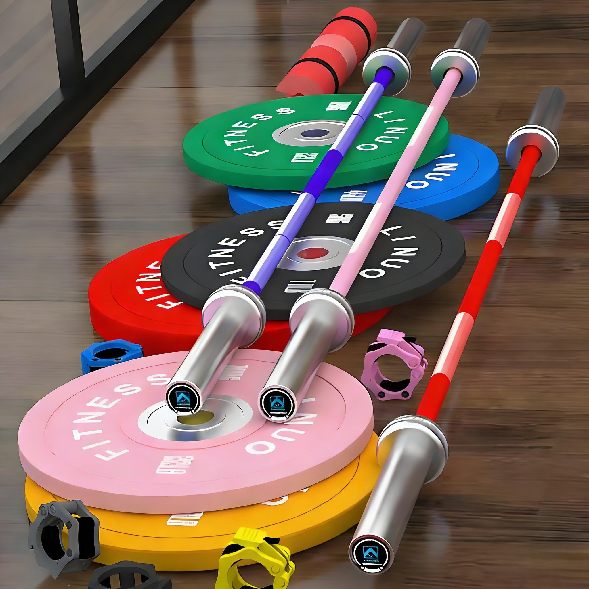 Tạ đĩa màu liftting Bumper Plate/tạ bánh